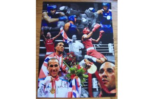 James Degale 12x16 Signed Montage Boxing Photograph