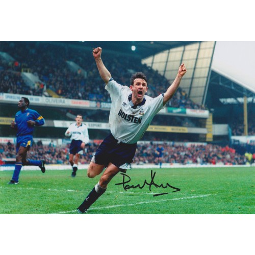 Paul Allen  Autograph 8x12 Signed Spurs 93 F A Cup Photograph