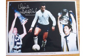 Ossie Ardiles Signed Large 16x20 Spurs Montage Photograph