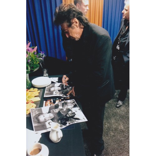 Al Pacino Framed Photo Signed At a Private Signing at Centenary Pavillion, Leeds 16th May 2015.