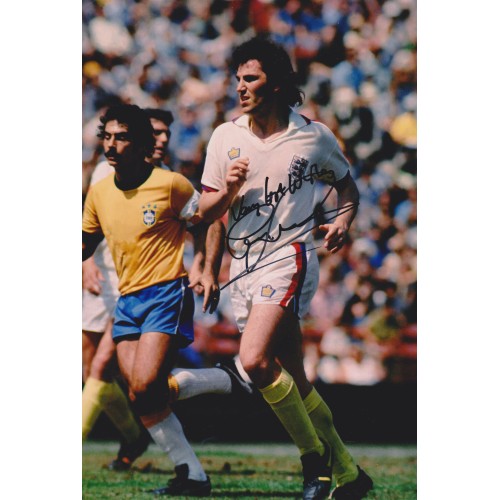 Gerry Francis Signed England Photograph