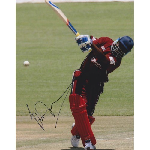Brian Lara Signed 8x12 West Indies Cricket Photograph