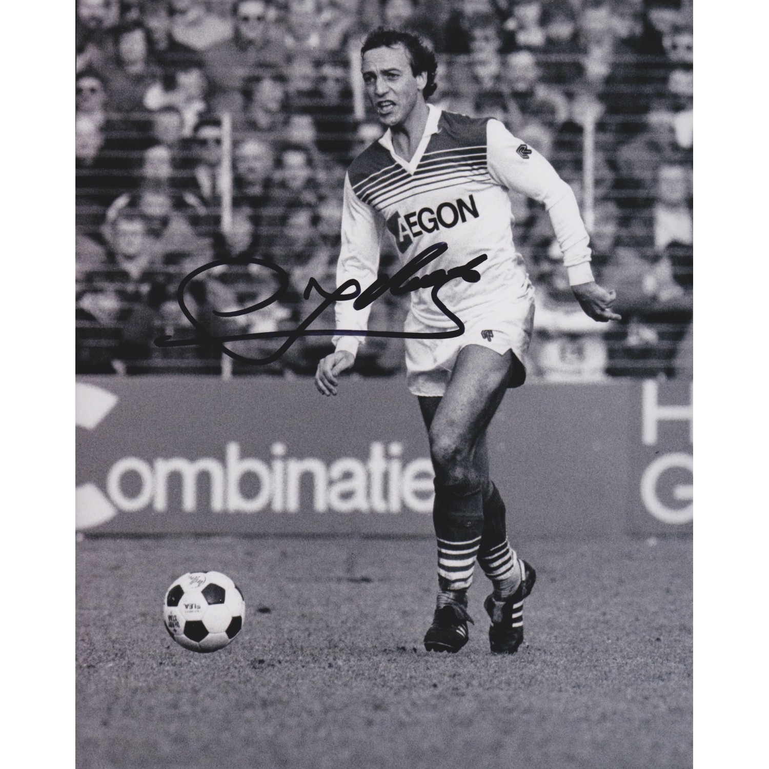 Johan Neeskens Dutch Legend 8x10 Signed Photograph 25688 Johan Neeskens Dutch Legend 8x10 Signed Photograph 25688