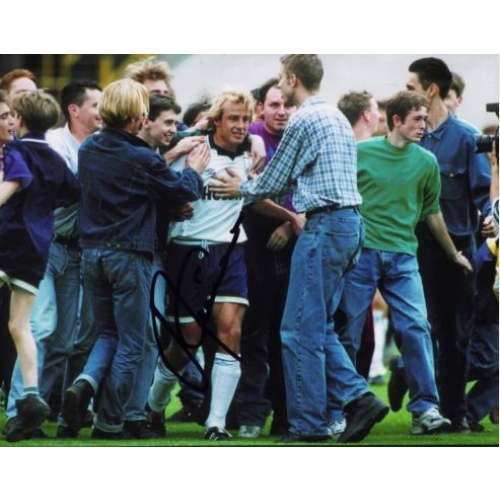 Jurgen Klinsmann Signed Tottenham Hotspur 8x10 Photograph