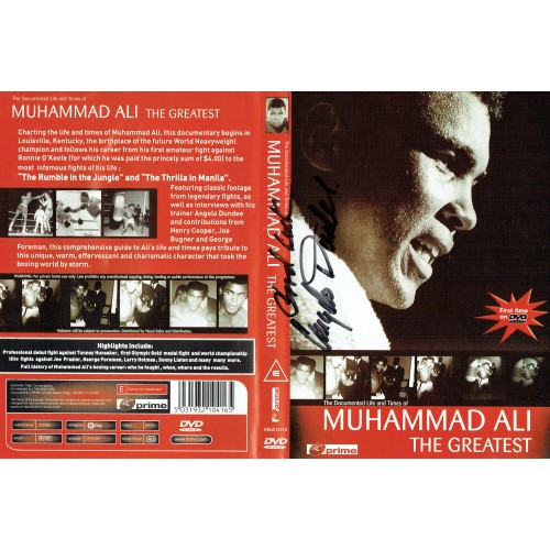 Angelo Dundee (1921-2012) Autographed Muhammad Ali DVD,  Muhammad Ali's Trainer.