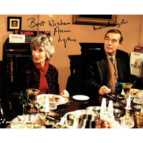 Only Fools & Horses Dual Signed Racquels Parents 8x10 Photograph