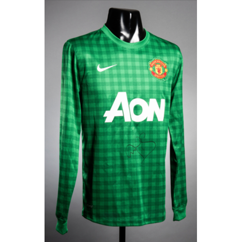 Peter Schmeichle Signed Replica Manchester Utd Goalkeepers Shirt