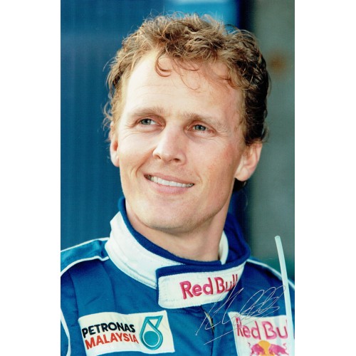 Johnny Herbert Signed 8 x 12 Photograph