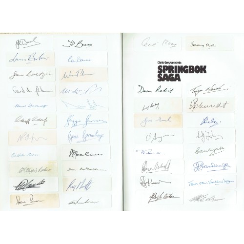 SPRINGBOK SAGA-CENTENARY EDITION SIGNED BY 40 SPRINGBOK LEGENDS