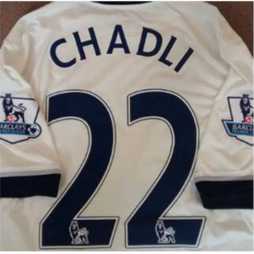 Nacer Chadli Tottenham Hotspur Match Worn Shirt 2015/16 Season