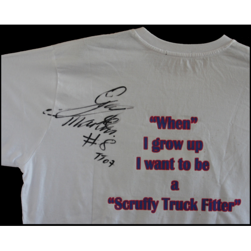 Guy Martin Signed T-Shirt and 2007 Isle of Man Road Racing Memorabilia