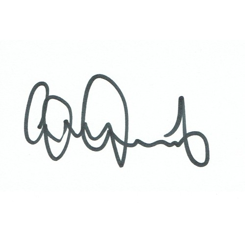 Gary Speed (1969-2011) Wales Legend Signed 3x5 Card 26043