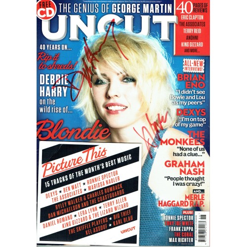 Debbie Harry Blondie Signed UNCUT Magazine.