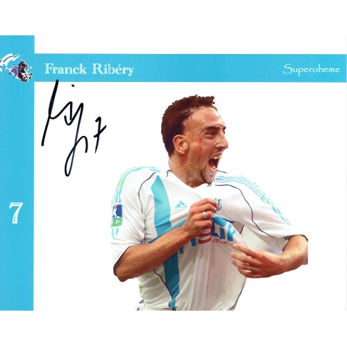 Frank Ribery Signed 10 x 8 Colour Football Photograph