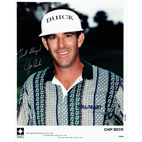 Chip Beck Signed 8x10 Golf Photograph