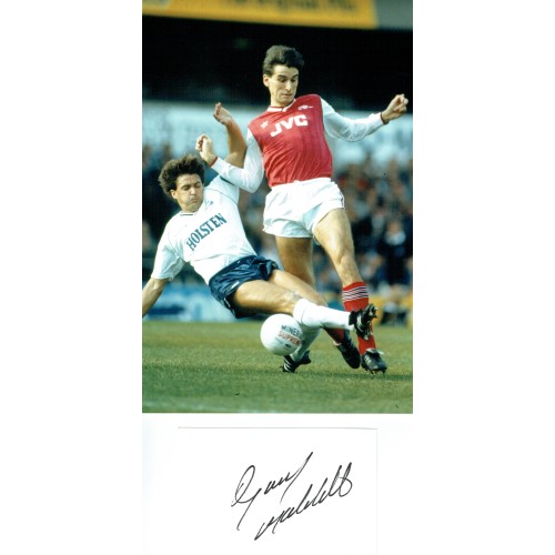 Gary Mabbutt Signed Card & Spurs Photograph