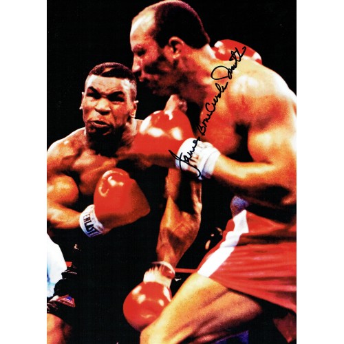 James 'Bonecrusher' Smith 12x16 Signed 'Tyson' Boxing Photograph