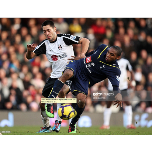 Wilson Palcios Game Worn 2009/10 Spurs Away Shirt Neville Evans Collection