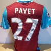 JERSEY AFTAL COA A Dimitri Payet SIGNED West Ham United F.C 