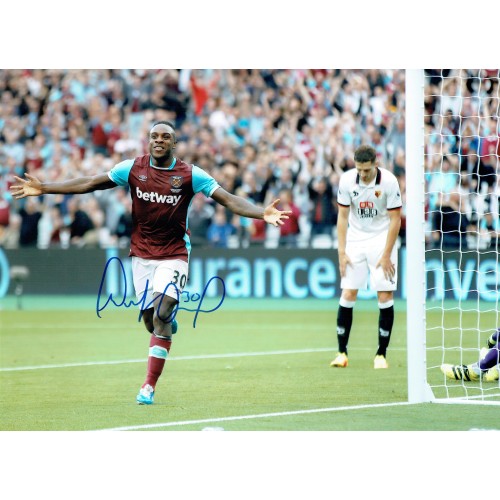 Michail Antonio Signed West Ham 16x12 Photograph