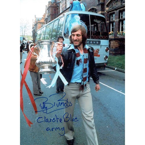 Billy Bonds Signed West Ham Claret & Blue Army 16x12 Photograph