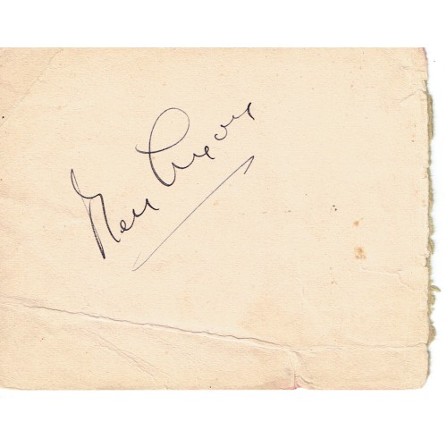 Ben Lyon (1901-1979) Silent Film Actor Signed Album Page