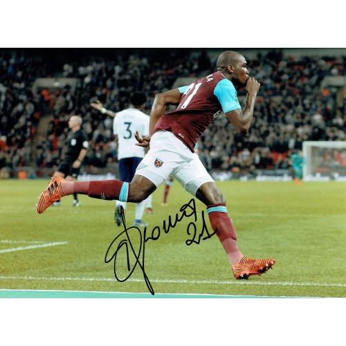 Ogbonna Signed 16x12 West Ham Winning Goal v Tottenham Hotspur Photograph