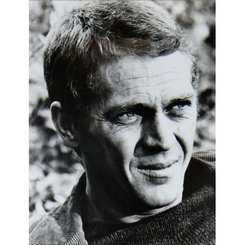 Steve McQueen (1930-1980) Signature From An Autograph Album Mounted Framed Presentation