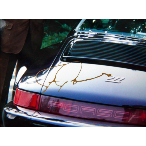 Ferry Porsche (1908-1998) Rare Signed 4x6 Inch Porsche Photograph