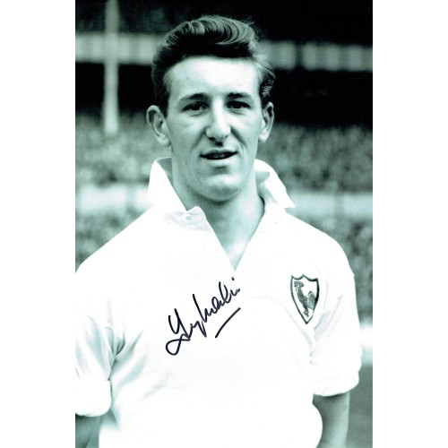 Tony Marchi Spurs 1961 Double Winning 8x12 inch Photograph of Tony in his Spurs Shirt