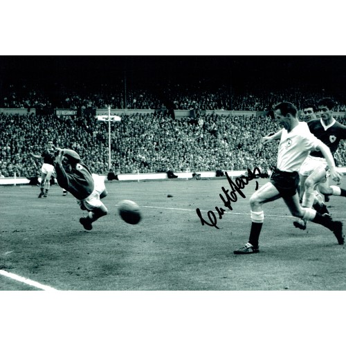 Cliff Jones Signed 8x12 Spurs 1960s Photograph