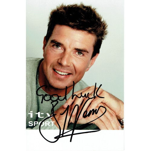 Barry Venison Signed ITV Sport Photograph (bid4sport Company Founder)