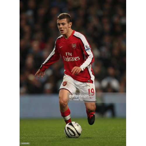 Jack Wilshere Arsenal Match Worn 2009/10 Season Home Football Shirt