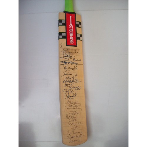 England Signed Gray-Nicolls John Lever Possibly England Cricket Bat
