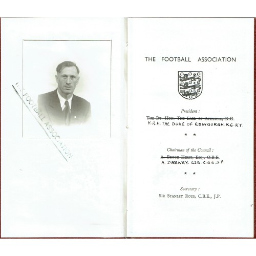 Joe Mercer Personal F.A Coaching Certificate Book 1939 1945 & Two In 1955