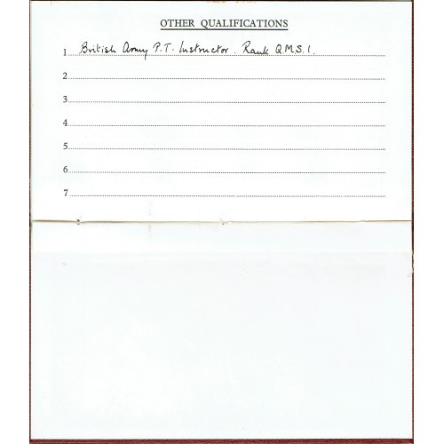 Joe Mercer Personal F.A Coaching Certificate Book 1939 1945 & Two In 1955