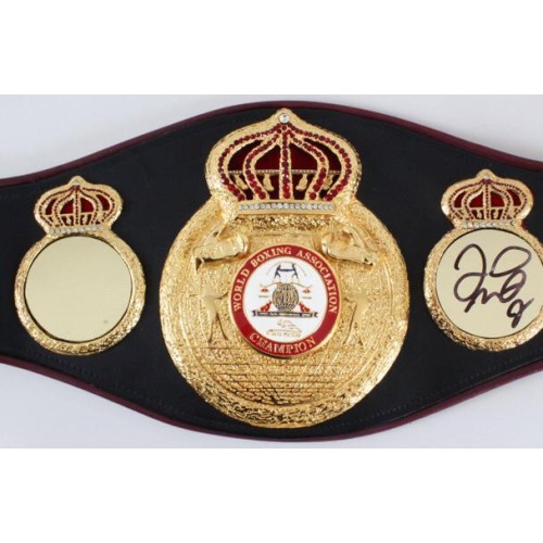 Cassius Clay, Mike Tyson & Floyd Mayweather Signed Authenticated WBA Boxing Belt Very Rare