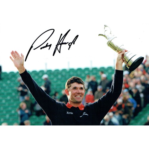 Padraig Harrington 8x12 Signed Golf British Open Photograph
