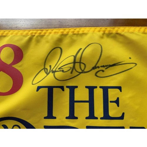 Rory Mcilroy Signed  Royal Portrush 2019  Open Golf Flag (Rare Full Un-Rushed Autograph).