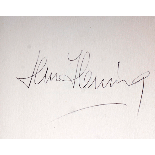 Ian Fleming Signed 1961 James Bond Thunderball Hardback Book