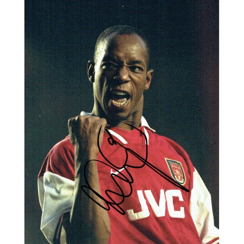 Ian Wright Signed 8x10 Arsenal Photograph