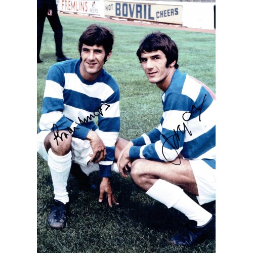 Roger & Ian Morgan Signed 8x12 QPR Photograph