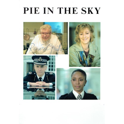 Richard Griffiths (1947-2013) Signed Pie In The Sky TV Series Promo Photocard