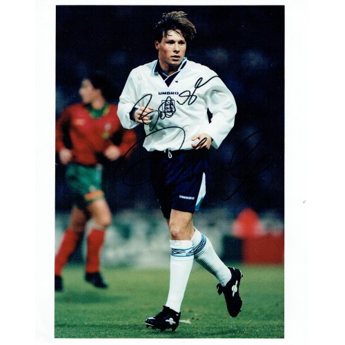 Nick Barmby 8x10 Signed 1995 England Football Photograph
