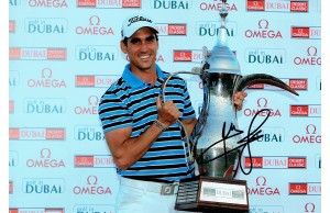 Rafa Cabrera Bello Signed Dubai Desert Classic 8x12 Golf Photograph