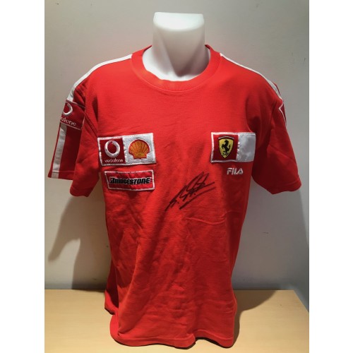 Michael Schumacher Signed Official F1 Ferrari Fila Shirt
