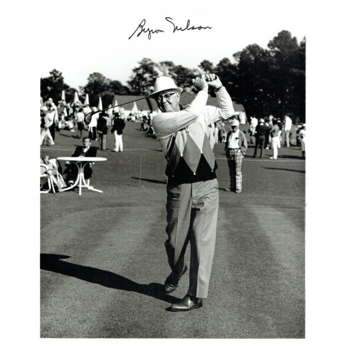 Byron Nelson (1912-2005) Signed 10x8 Golf Photograph