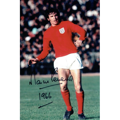 Martin Peters 8x12 Signed 1966 England Photograph