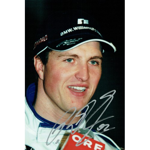 Ralf Schumacher Signed 8 x 12 Williams F1 Photograph