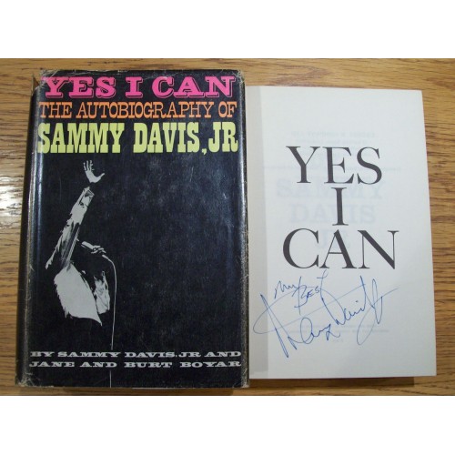 Sammy Davis Jr Signed YES I CAN The Autobiography